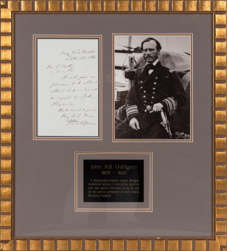Group of Autographs, Civil War Union Generals