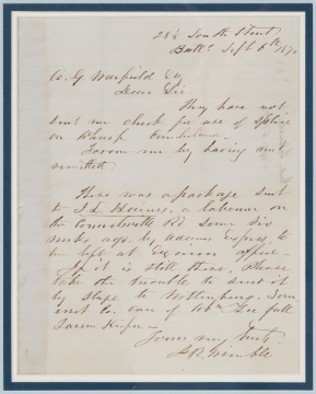 Group of Autographs, Civil War Confederate Generals