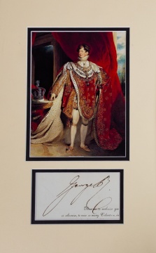 Group of Autographs, Kings of England