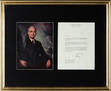 Two President Harry S. Truman Autographs