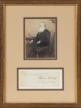 Gideon Welles Autograph