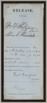 Frederick Douglass Autograph