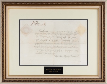 Queen Elizabeth II & Queen Victoria Autographs