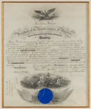 President Woodrow Wilson Autograph