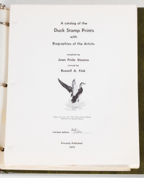 A Catalog of Duck Stamp Prints, Volumes I & II by Jean Stearns & Russell Fink