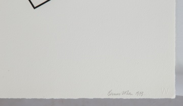 Four Bernard Cohen (English, b. 1933) Etchings