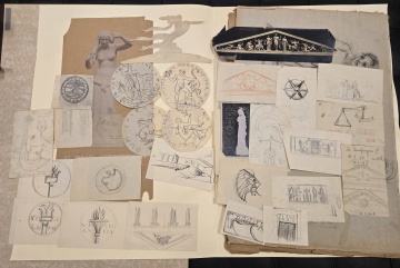 Carl Paul Jennewein (German/American, 1890-1978) Portfolio of Drawings