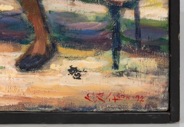 George Wilson (American, 1930-2003) Youth Gathering