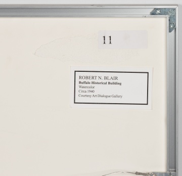 Robert N. Blair (American, 1912-2002) Buffalo Historical Building