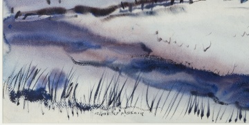 Robert N. Blair (American, 1912-2002) Grand Island Bridge