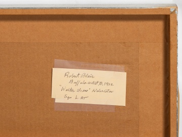 Robert Blair (American, 1912-2002) Winter Scene