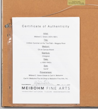 Two Mildred C. Green (American, 1874-1951) Works