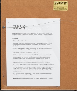 Two Mildred C. Green (American, 1874-1951) Works