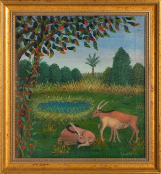 Lawrence H. Lebduska (American, 1894-1966) "Wild Life"