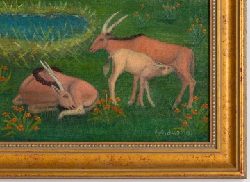 Lawrence H. Lebduska (American, 1894-1966) "Wild Life"