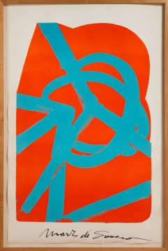 Mark di Suvero (b. 1933) Lithograph