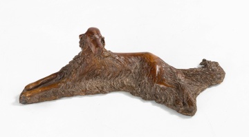 Bronze Setter Sculpture