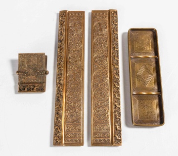 Tiffany Studios Venetian Pattern Desk Accessories