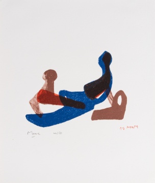Henry Moore (British, 1898-1986) Untitled (From Shelter Sketch-Book), 1940-1942