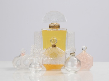 Lalique, JC Brosseau, & French Art Glass Perfume Bottles