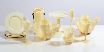 Steuben Ivory Tableware