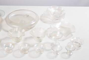 Steuben Verre de Soie Tableware
