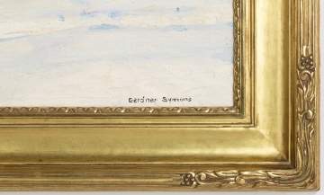 George Gardner Symons (American, 1861-1930) Impressionist Winter Landscape