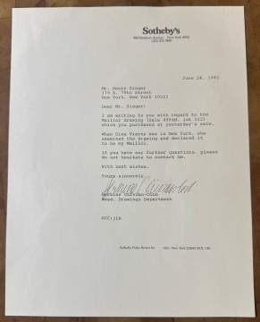 Aristide Maillol (French, 1861-1944) Drawing