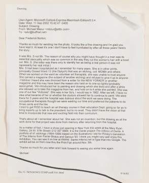 Michael Burton Mazur (American, 1935-2009) "Mr. S at the Table" (from Images from a Locked Ward)