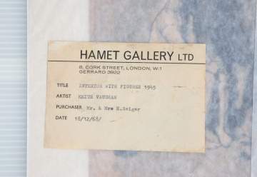 Keith Vaughan (British, 1912-1977) Interior with Figures