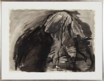 Leonard Baskin (American, 1922-2000) "The Tempest"