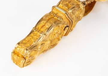 Gold & Gilt Metal Pinchbeck Chatelaine