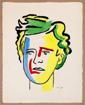 Fernand Leger (French, 1881-1955) "Portrait de Rimbaud"