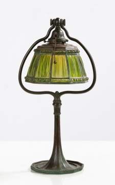 Tiffany Studios Linenfold Fabrique Lamp