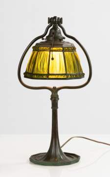 Tiffany Studios Linenfold Fabrique Lamp