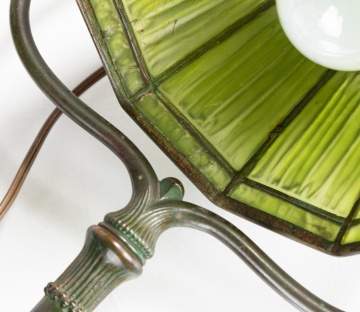Tiffany Studios Linenfold Fabrique Lamp