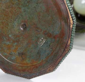 Tiffany Studios Linenfold Fabrique Lamp