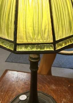 Tiffany Studios Linenfold Fabrique Lamp