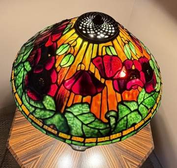 Tiffany Studios Poppy Table Lamp