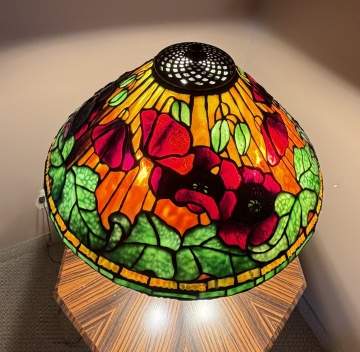 Tiffany Studios Poppy Table Lamp