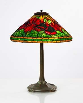 Tiffany Studios Poppy Table Lamp
