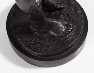 Jo Davidson (American, 1883-1952) Bronze Sculpture of a Nude Woman