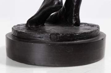 Jo Davidson (American, 1883-1952) Bronze Sculpture of a Nude Woman