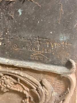 Monumental Zinc Garden Fountain