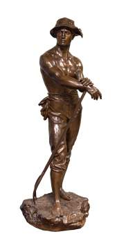 Charles Octave Levy (French, 1820-1899) "Le Faneur"