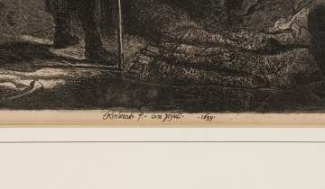 After Rembrandt van Rijn (Dutch, 1606-1669) "Descent from the Cross"