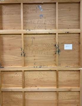 Kate Shepherd (American, b. 1961) "The Fullish Circle" (Scaffold on Four Greys)