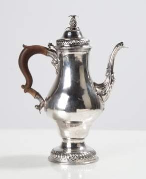 An American Silver Coffee Pot, John David, Philadelphia, Circa 1770