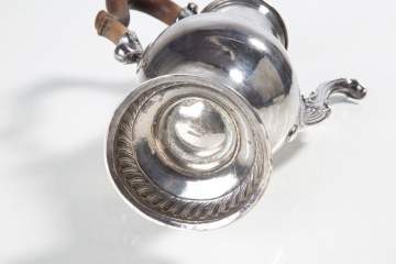 An American Silver Coffee Pot, John David, Philadelphia, Circa 1770