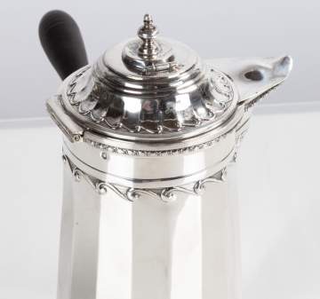 French Sterling Silver Chocolate Pot